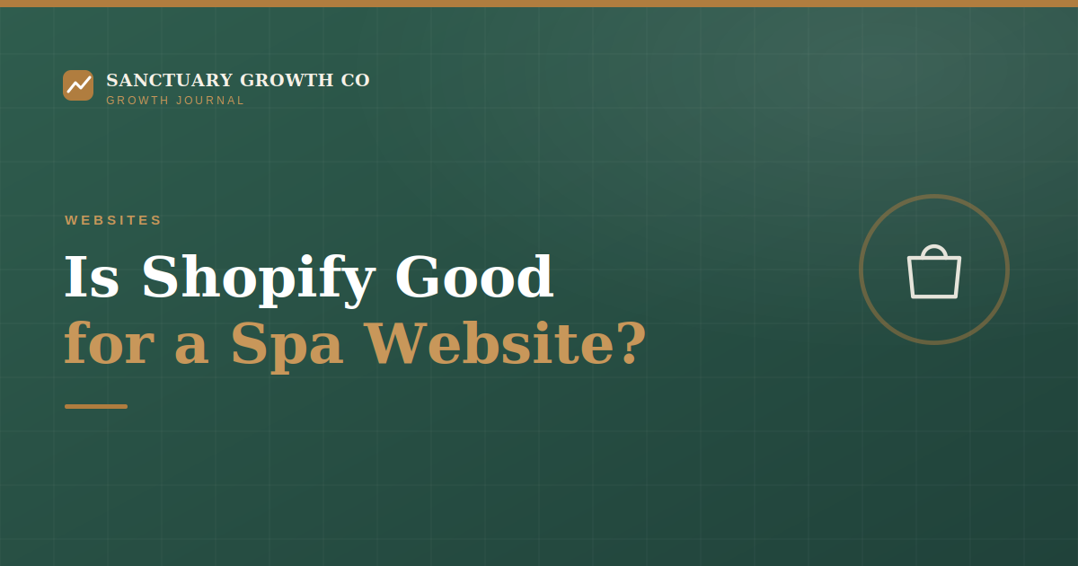 Is Shopify a good website platform for a spa or salon? — Sanctuary Growth Co Growth Journal
