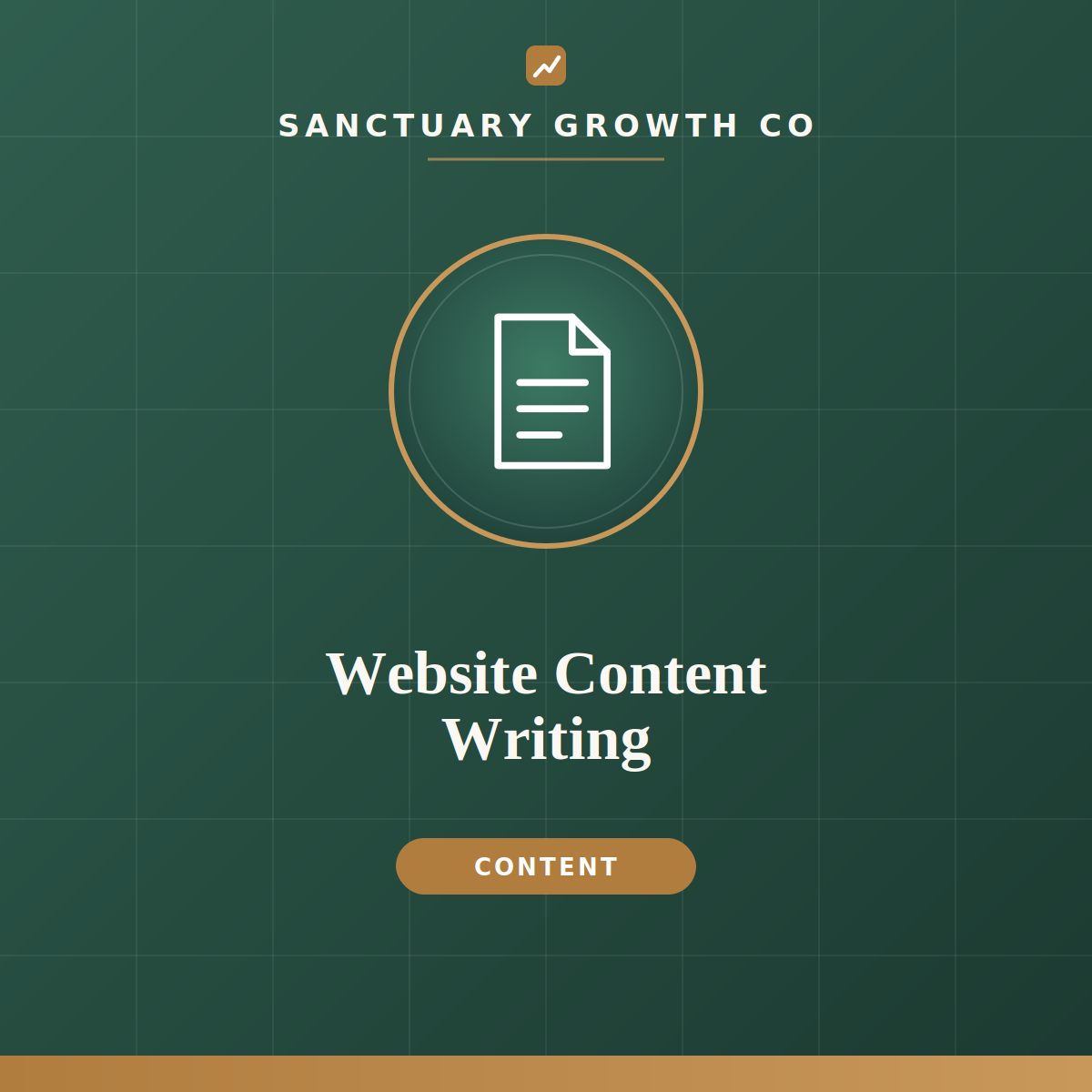 Website Content Writing — Sanctuary Growth Co