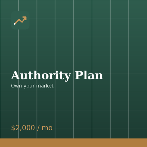 Authority Plan — own your local market