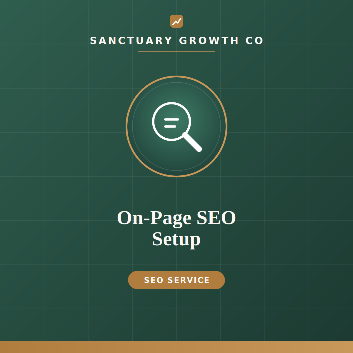 On-Page SEO Setup — Sanctuary Growth Co