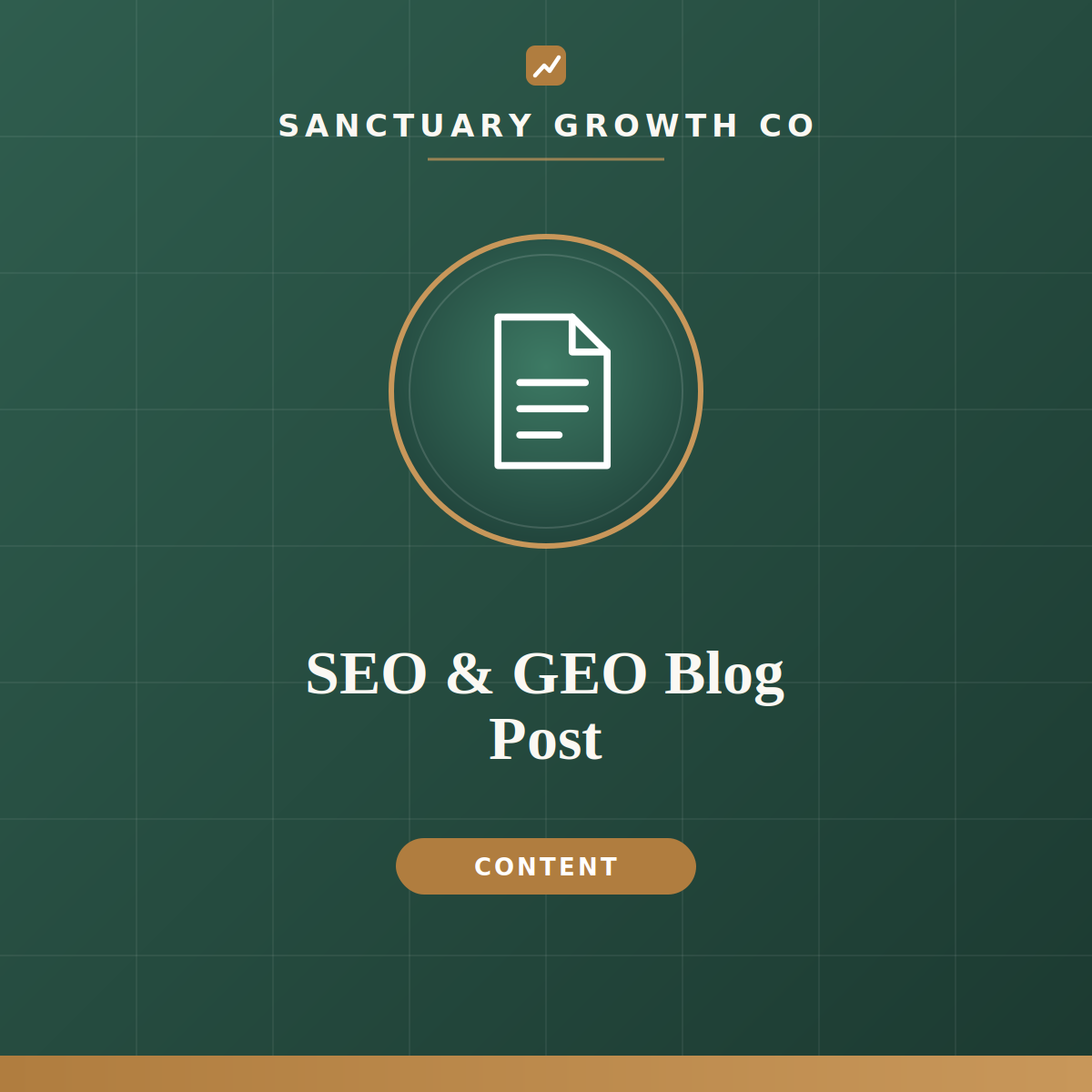 SEO and GEO Blog Post — Sanctuary Growth Co